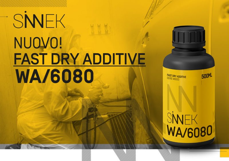 Additivi: Sinnek lancia il nuovo wa/6080 fast dry - Carrozzeria